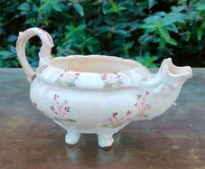 18th century creamware gravy boat