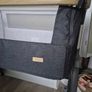 Tutti Bambini 2-in-1 Baby Bassinet & Bedside Sleeper - Dark Grey Image 2