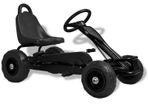 Pedal Go-Kart with Pneumatic Tyres Black