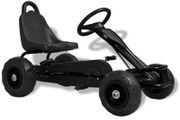 Pedal Go-Kart with Pneumatic Tyres Black