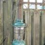 Old Vintage Rustic Oil Kerosene Lantern Lamp Image 7
