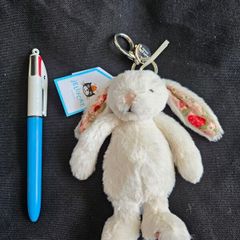Jellycat Blossom Cream Bunny 'Berry' Bag Charm