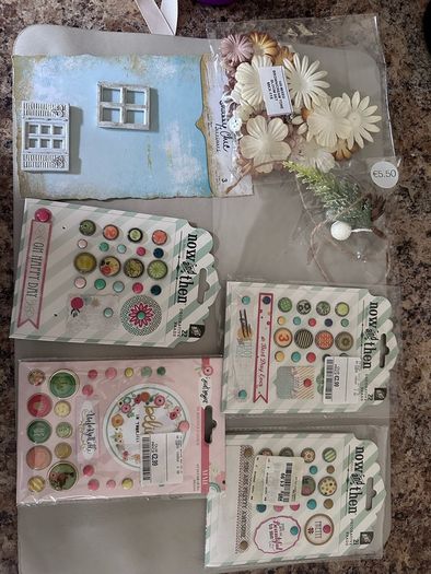 scrapbooking materials