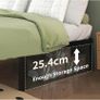 3ft Single Bed Frame with Rounded Corner Legs Image 5