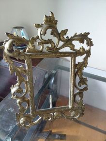 brass picture frame