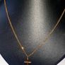 Pristine Vintage 9ct Gold Cross/Curb Chain Image 3
