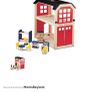 New Pintoy Wooden Fire Station Image 3