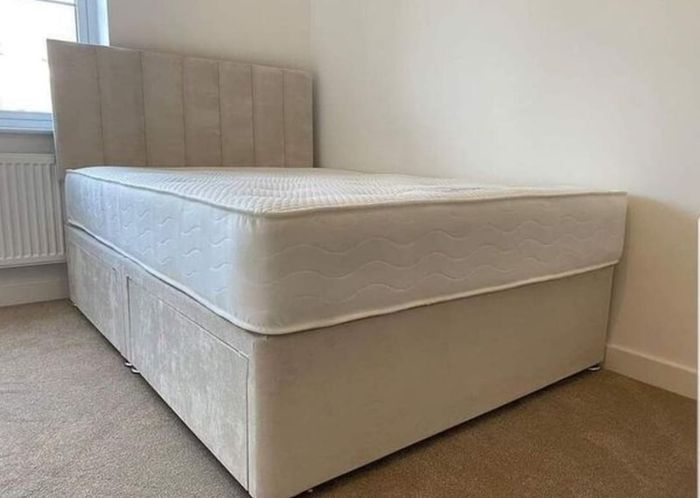 Brand New Double High quality Divan Bed including Mattress