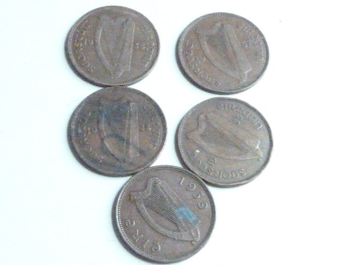 Irish halfpennies