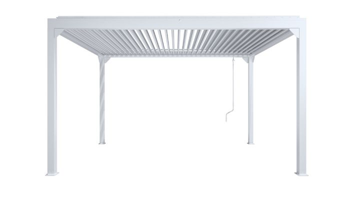 Pergolux Modern Pergola White 3x3x2.4m