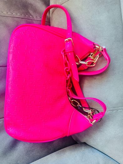 Juicy Couture Women Brand Logo Pink Shoulder Bag