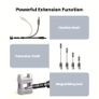 1 set 115-in-1 Precision Screwdriver Set, 115-in-1 Magnetic Repair Tool Kit, Anti-Slip Portable Tool Kit, Professional Screwdriver Tool Kit, Ergonomic Handle, Small Screwdriver for Mobile Phone, Computer, Watch, Laptop, Macbook, Glasses, Electronics Image 9