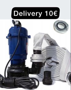 PUMP FOR septic tanks and dirty water + 30M hose