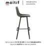 Leo Barstool with Footrest - Black Image 3