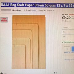 Raja bag Kraft paper brown bags