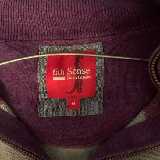Purple & Grey men's jumper. Size M