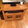 Oak Tv Unit With Storage Image 3
