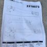 Ariston/Chaffoteaux horizontal concentric flue kit, part number 3318073 (60/100 mm, 1 m). Image 2