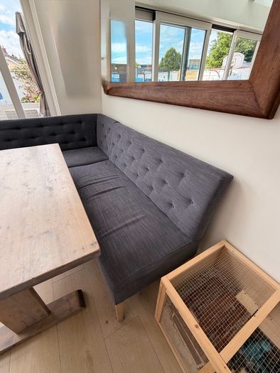 corner dining table and bench