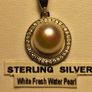Sterling Silver Freshwater Cultured Pearl Pendant and Chain Image 6