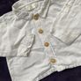 French Designer linen shirt Moi Bebe Clayeux 74 cm 6-9 months Image 2