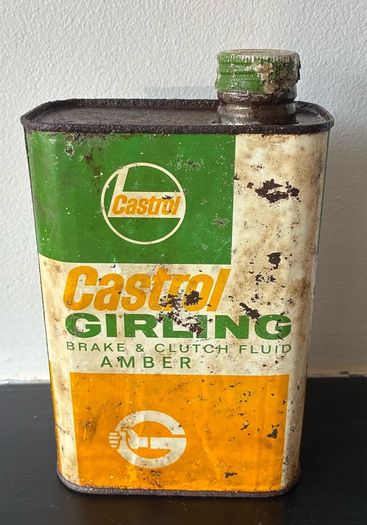Vintage Castrol Brake Fluid Tin