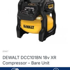 Dewalt cordless compressor