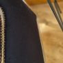 Tall back black throne chair Image 4