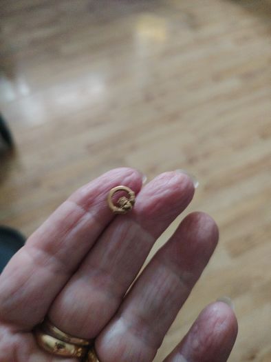 gold earrings