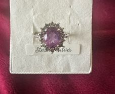 Ladies sterling silver ring