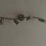 4 LED Ceiling Spotlights on a curved bar. Image 6