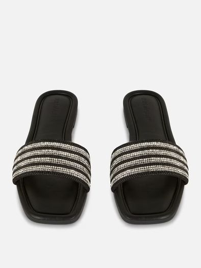 BRAND NEW Black Sandals: Size 5 & Size 6