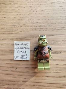 lego sw0405 gamorrean guard, set 9516, 75005