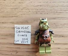 lego sw0405 gamorrean guard, set 9516, 75005