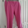 Hot Pink Cropped Trousers New Image 2