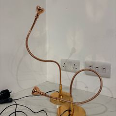 2 rose gold ikea flexible lamps