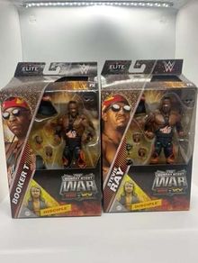 wwe elite Monday Night Wars Harlem Heat Stevie Ray & Booker T action figures