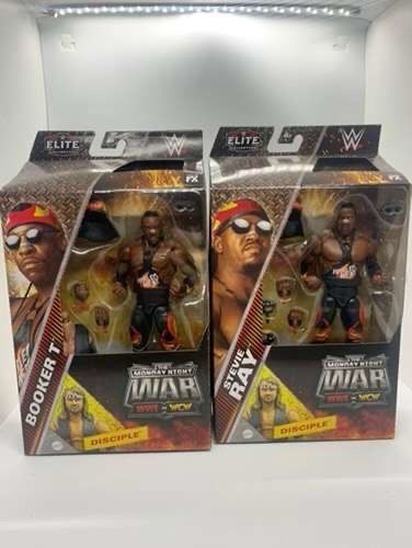 wwe elite Monday Night Wars Harlem Heat Stevie Ray & Booker T action figures