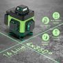 Laser lever with Tripod, Weytoll 4 x 360 degree 16 Line Self-Leveling Green Laser Line 25m with 2  2400mAh Batteries, Wall Mount Bracket, Remote Control Image 6