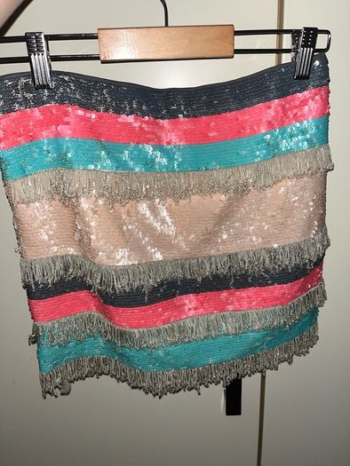 Zara sequin skirt size S