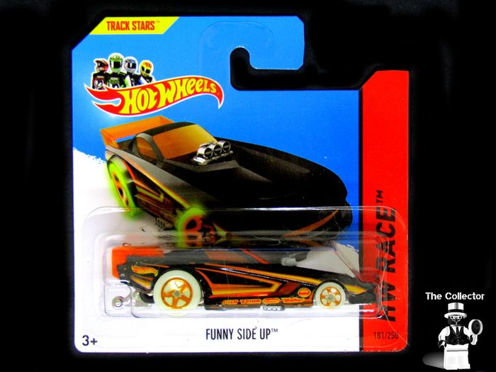 Hot Wheels Black Funny Side Up Hot Wheels 2014 Mattel Diecast HW City 181/250 Brand New Factory Sealed