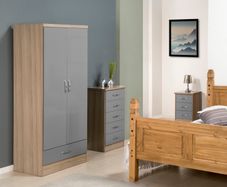 Nevada Bedroom Furniture In Grey
