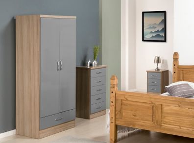 Nevada Bedroom Furniture In Grey