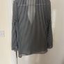 Black & White Sheer Blouse Image 5