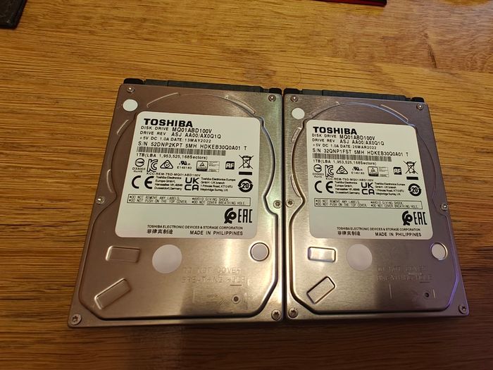 2.5" Toshiba 1TB HDD