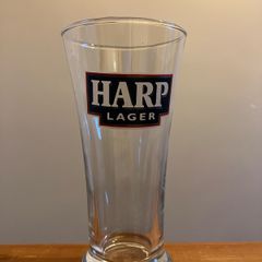 Vintage Harp Lager glass
