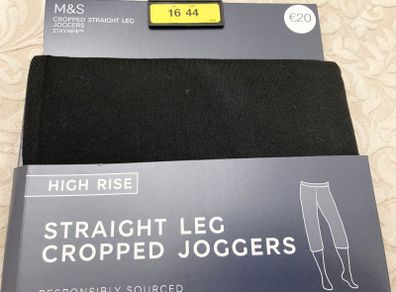 Womens Cropped Joggers (M&S)  -NEW
