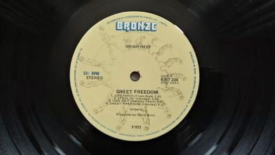 1st.Press.Uriah Heep Sweet Freedom Lp Australian press P-73, Bronze. Excellent