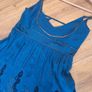 vintage y2k karen millen silk teal embellished Image 4