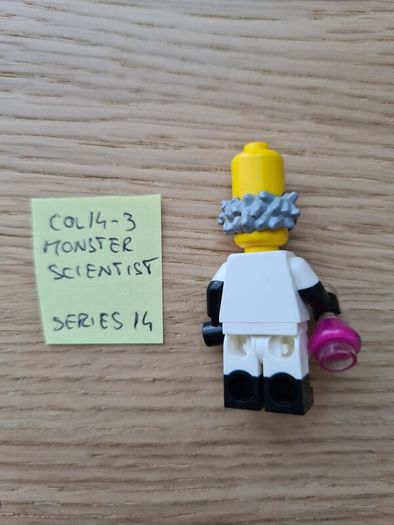 lego col14-3 monster scientist, collectible series 14